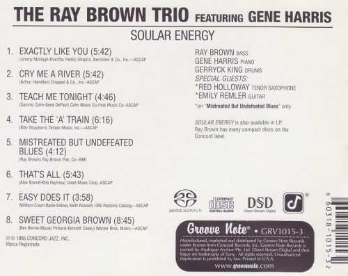 The Ray Brown Trio - Soular Energy (1984) [2003 SACD]