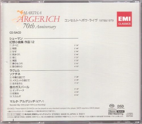 Martha Argerich - Live from the Concertgebouw 1978/1979: Schumann, Ravel (2011) [SACD]