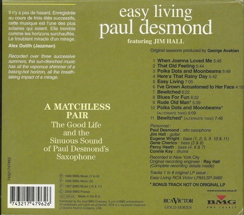 Paul Desmond - Easy Living (1966) Flac