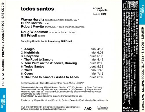 Wayne Horvitz, Butch Morris, Robert Previte - Todos Santos (1988)