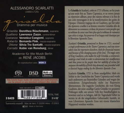 Rene Jacobs - Scarlatti: Griselda (2003) [SACD]