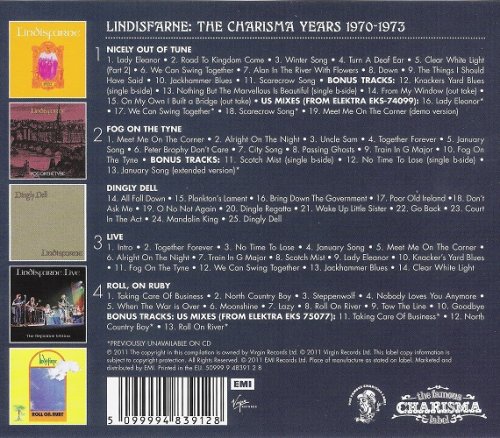 Lindisfarne - The Charisma Years 1970-1973 (2011) CD rip