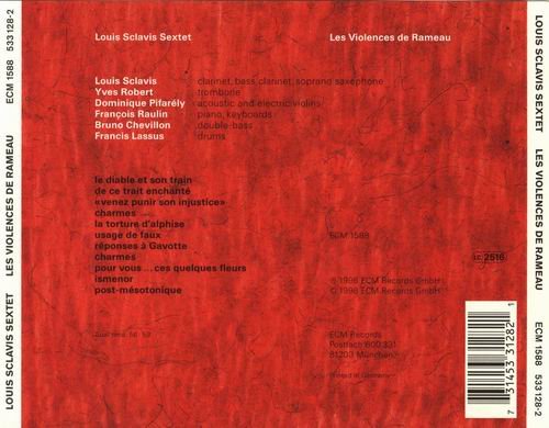Louis Sclavis - Les Violences De Rameau (1996)