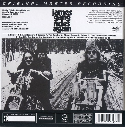 James Gang - Rides Again (1970) [2017 SACD]