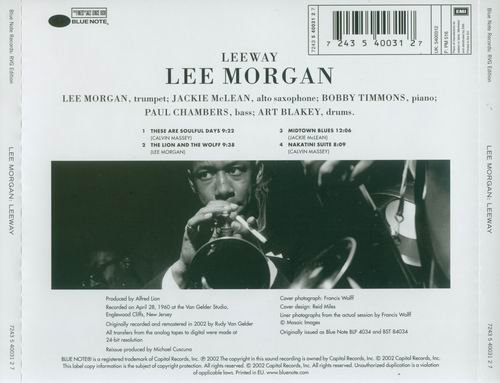 Lee Morgan - Lee-Way (1960) Flac+Mp3