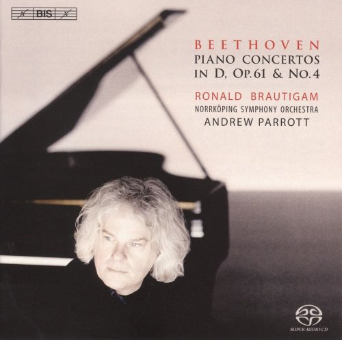 Ronald Brautigam, Norrköping Symphony Orchestra, Andrew Parrott - Beethoven - Piano Concerto No. 4; Piano Concerto in D, Op. 61 (2009) Hi-Res