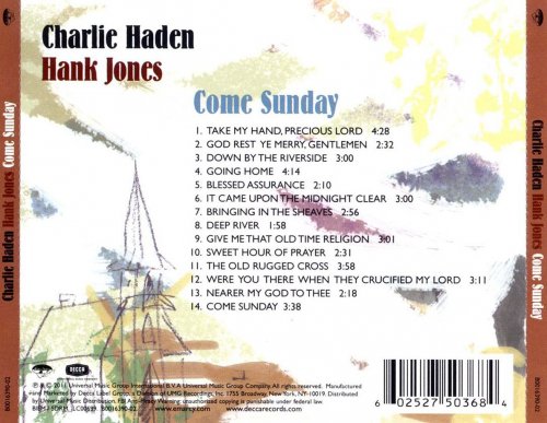  Charlie Haden & Hank Jones - Come Sunday (2011)