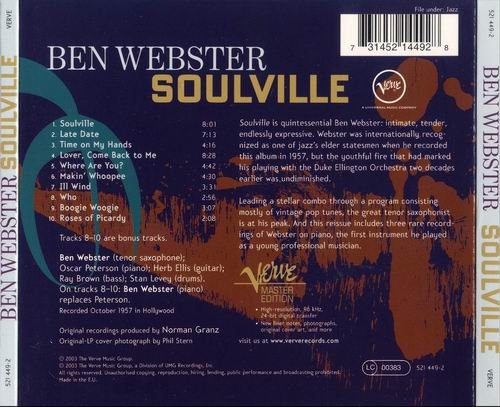 Ben Webster - Soulville (2003)