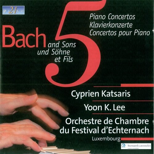 Cyprien Katsaris, Yoon K. Lee - Bach and Sons - 5 Piano Concertos (2003)