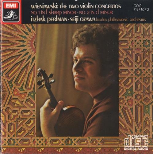Itzhak Perlman, Seije Ozawa - Wieniawski - The Two Violin Concertos (1985) CD-Rip