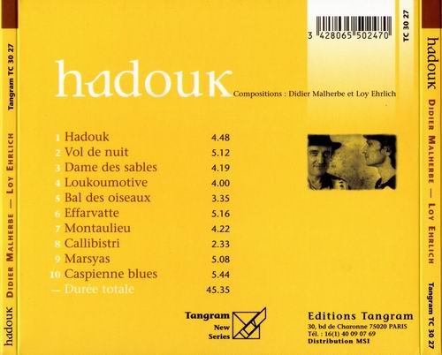 Didier Malherbe, Loy Ehrlich - Hadouk (1995)
