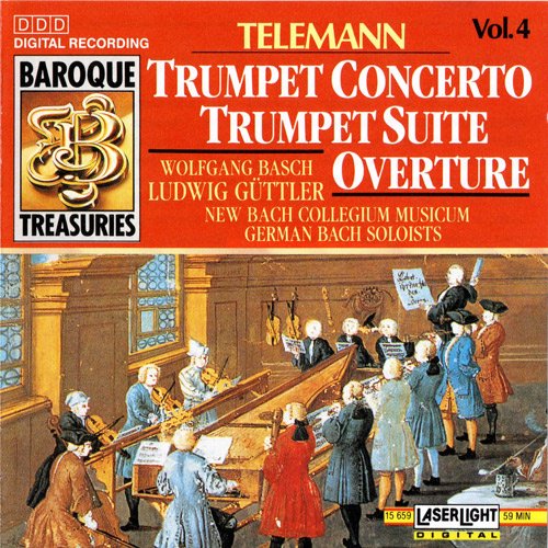 Wolfgang Basch & Ludwig Guttler - Telemann: Trumpet Concerto; Trumpet Suite; Overture (1990)