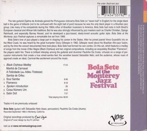 Bola Sete - Bola Sete at the Monterey Jazz Festival (1966)