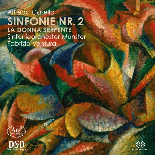 Sinfonieorchester Münster & Fabrizio Ventura - Casella: Symphony No. 2 & La donna serpente Suite No. 1 (2017)