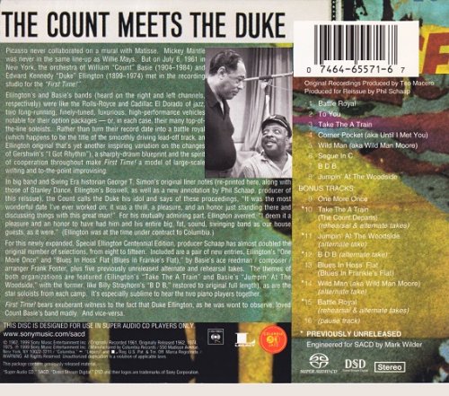 Duke Ellington and Count Basie - First Time! The Count Meets the Duke (1961) [1999 SACD]