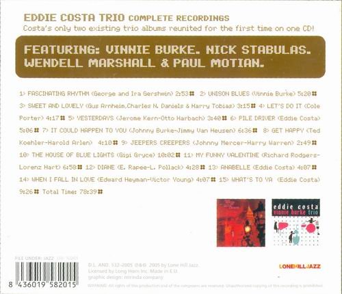 Eddie Costa Trio - Complete Recordings (2005)