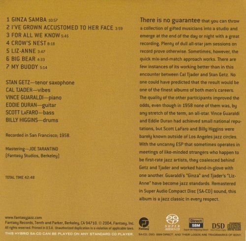 Cal Tjader Sextet, Stan Getz - Stan Getz / Cal Tjader Sextet (1958) [2004 SACD]