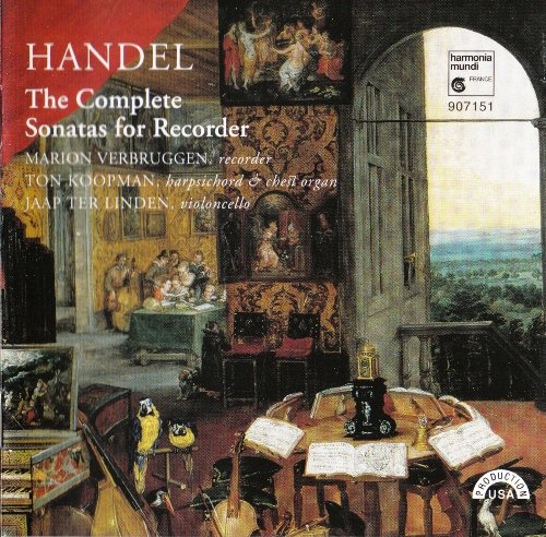 Marion Verbruggen - Handel - The Complete Sonatas for Recorder (1995)