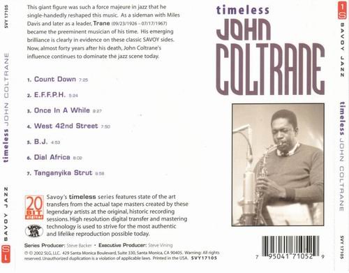John Coltrane - Timeless (1958)