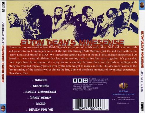 Elton Dean's Ninesense - Live At The BBC (2003)