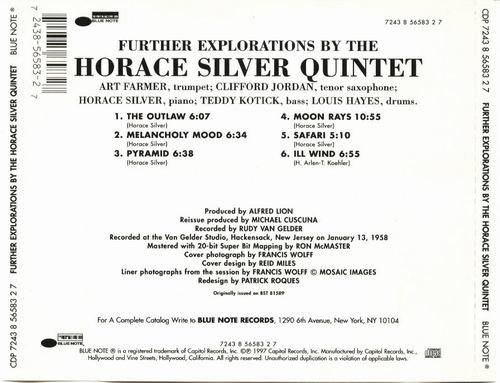 Horace Silver - Further Explorations By The Horace Silver Quintet (1958)