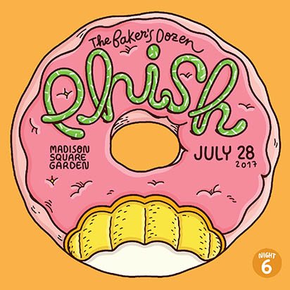 Phish - 2017-07-28 "Baker's Dozen - Night 6" Madison Square Garden, NYC (2017)