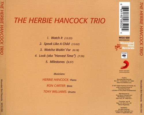 Herbie Hancock - The Herbie Hancock Trio (1977) CD Rip