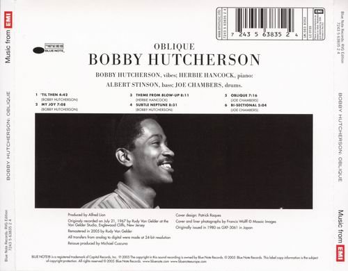 Bobby Hutcherson - Oblique (1967)  Flac