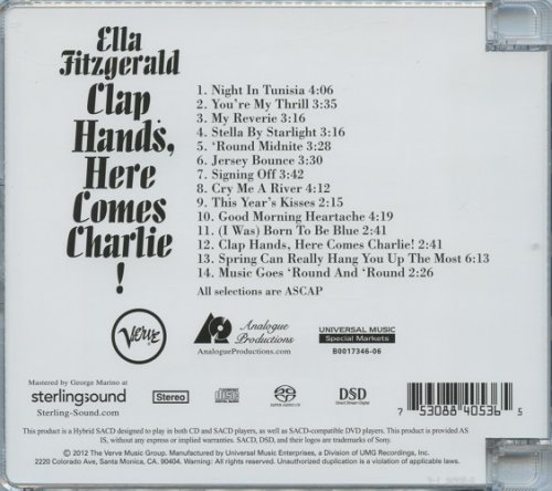 Ella Fitzgerald - Clap Hands, Here Comes Charlie! (1961) [2012 SACD]
