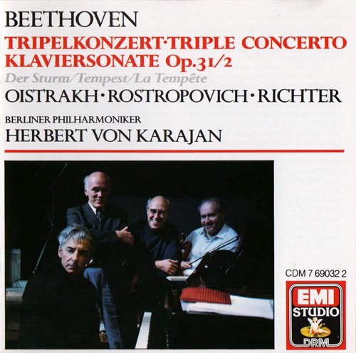 Oistrakh, Rostropovich, Richter - Beethoven: Triple Concerto, Piano Sonata No. 17 (1987)