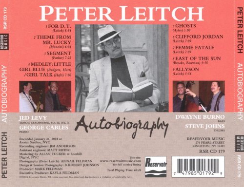 Peter Leitch -  Autobiography (2004)