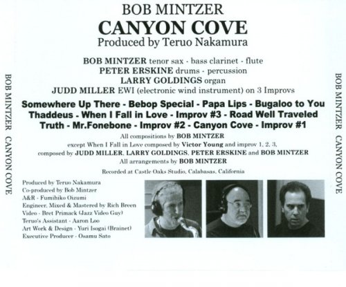 Bob Mintzer - Canyon Cove (2010)