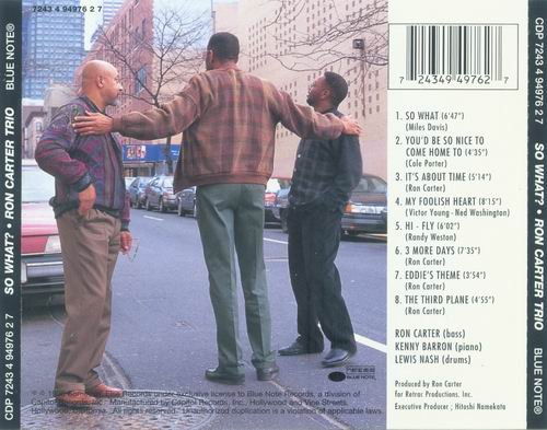 Ron Carter Trio - So What (1998) CD Rip