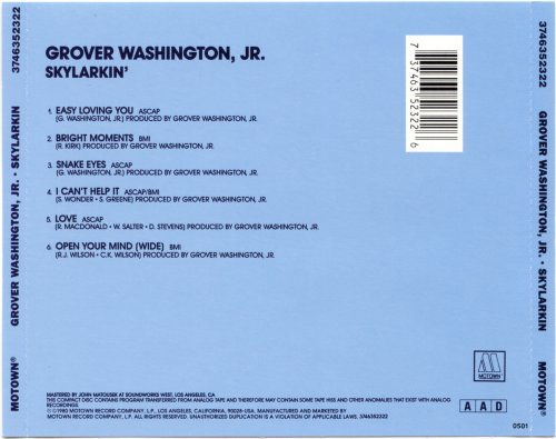 Grover Washington, Jr. - Skylarkin' (1980), 320 Kbps