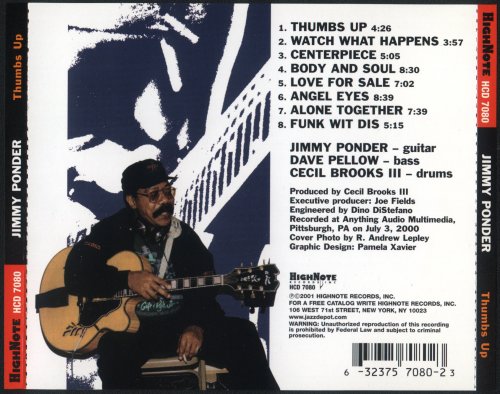 Jimmy Ponder - Thumbs Up (2000)
