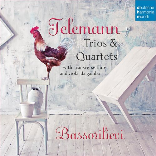 Bassorilievi - Telemann: Trios & Quartets with Transverse Flute and Viola da gamba (2015) [Hi-Res]