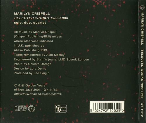 Marilyn Crispell – Selected Works 1983-1986 {2CD}