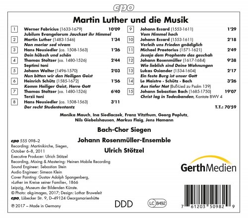 Ulrich Stötzel - Davon ich singen und sagen will: Martin Luther und die Musik (2017)