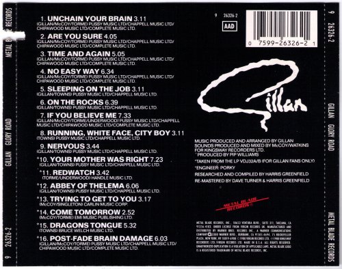 Gillan - Glory Road (Includes 7 Extra Tracks) (1990)