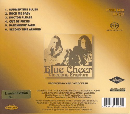 Blue Cheer - Vincebus Eruptum (1968) [2017 SACD]