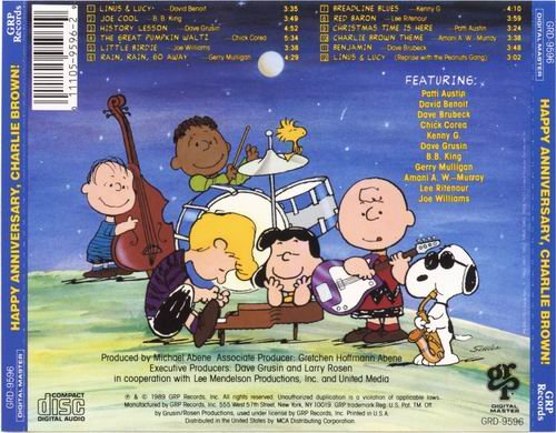 Various - Happy Anniversary, Charlie Brown! (1989)