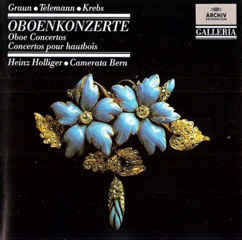 Heinz Holliger, Camerata Bern - Graun, Telemann, Krebs: Oboenkonzerte (1981)