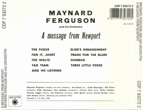 Maynard Ferguson - A Message from Newport (1958)