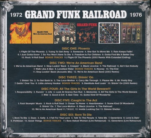 Grand Funk Railroad - Trunk Of Funk Vol. 2 [6 CD Box set] (2017)