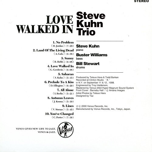 Steve Kuhn Trio ‎- Love Walked In (1998) [2000 SACD]