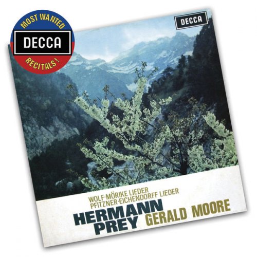 Hermann Prey & Gerald Moore - Wolf: Mörike-Lieder / Pfitzner: Eichendorff Lieder / Richard Strauss: Lieder (2017)