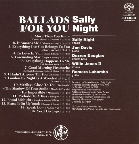 Sally Night - Ballads For You (2012) [2014 SACD]