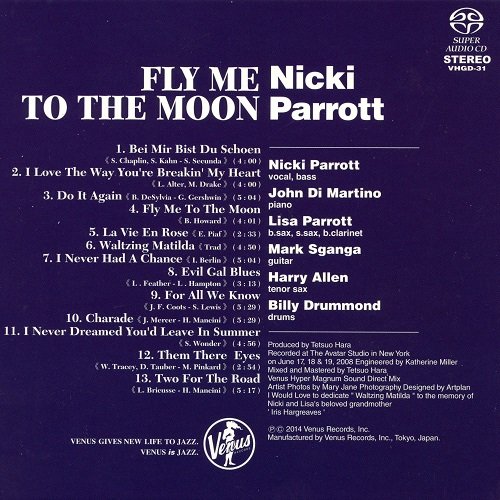 Nicki Parrott - Fly Me To The Moon (2009) [2014 SACD]