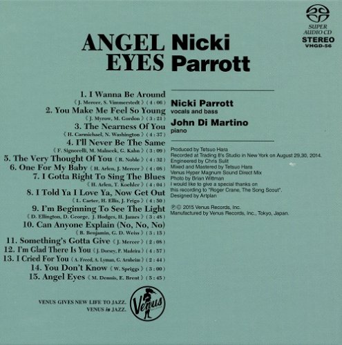 Nicki Parrott - Angel Eyes (2014) [SACD]