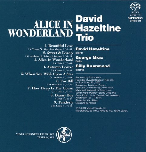 David Hazeltine Trio - Alice In Wonderland (2004) [2014 SACD]